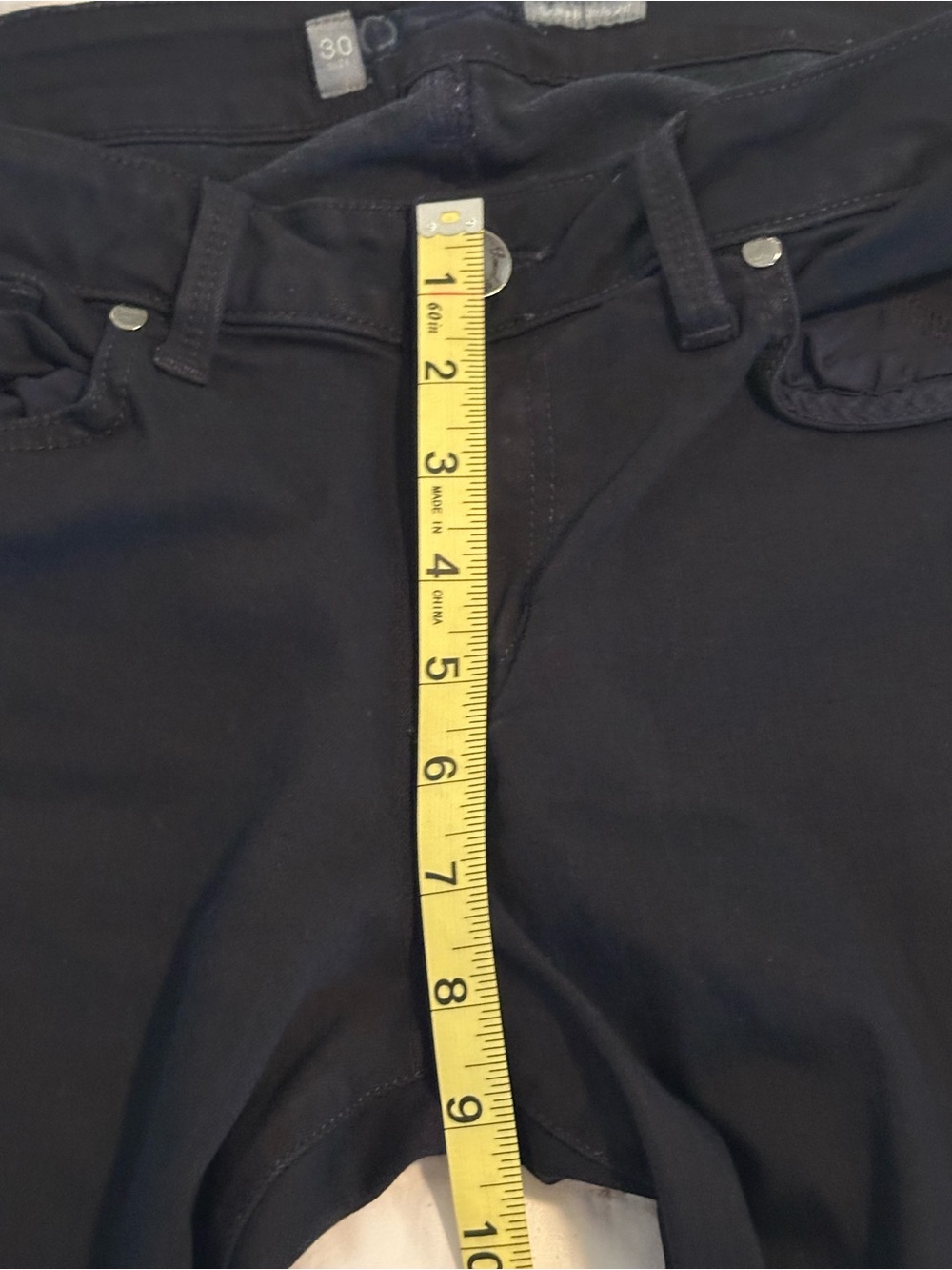 Level 99 Anthropologie Lily Skinny Straight Black Jeans - Size 30 - Picture 5 of 12